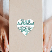 Elegante Aquamarine Landschaft Wasserfarben Modern