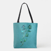 elegante aquamarine Tasche (Rückseite)