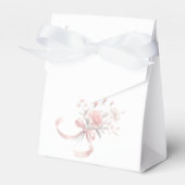 Elegante Aquarell Blume Bouquet Babydusche Geschenkschachtel (Vorderseite)