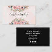 Elegante Aquarell-Blume kaufen Visitenkarte (Vorne/Hinten)