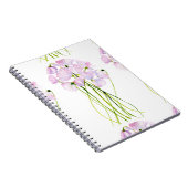 Elegante Aquarell-Blume Notizblock (Rechte Seite)