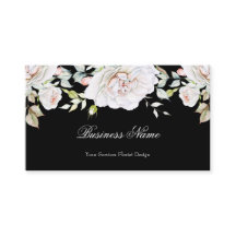 Elegante Aquarell-Blumenrosen in Rosa und Weiß auf