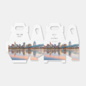 Elegante Aquarell Cincinnati Ohio Hochzeit Geschenkschachtel (Ungefaltet)