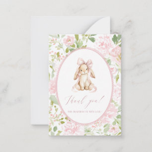 Elegante Aquarell-Frühlingswildblumen-Notizkarte Mitteilungskarte