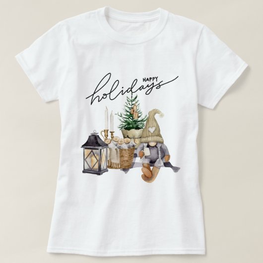 Elegante Aquarell Santa Maria degli Angeli T-Shirt (Design vorne)