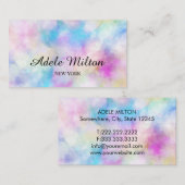 Elegante Aquarell Visitenkarte (Vorne/Hinten)