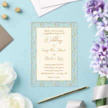Elegante Aquarell-Wildblumen-Hochzeit