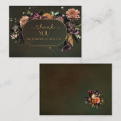 Elegante Aquarellbänder Floral Baby Dusche Mitteilungskarte (Vorne/Hinten)