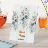 Elegante Aquarellbäume und Wildblumen Sockelschild (In Situ)