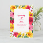 elegante Aquarellblende Einladung (Stehend Vorderseite)