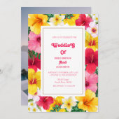 elegante Aquarellblende Einladung (Vorne/Hinten)