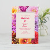 elegante Aquarellblende Einladung (Stehend Vorderseite)