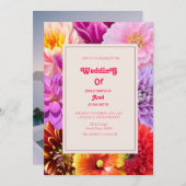 elegante Aquarellblende Einladung (Vorne/Hinten)