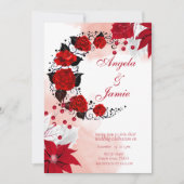 elegante Aquarellblende Einladung (Vorderseite)