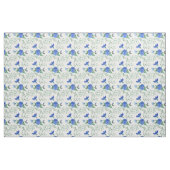 Elegante Aquarellblumen Stoff (Fat Quarter (45,7 x 55,9 cm))