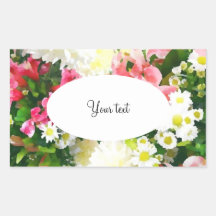 Elegante Aquarellblüte