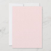 Elegante Aquarellblütenkommunion Einladung (Rückseite)