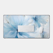 Elegante Aquarelle Blumenkohl Schreibtischunterlage (Tastatur & Maus)