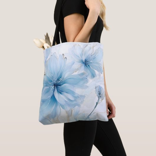 Elegante Aquarelle Blumenkohl Tasche (Von Nahem)