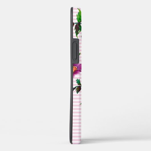 Elegante Aquarellfarbe mit Monogramm Case-Mate iPhone Hülle (Rückseite / Rechts)