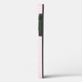 Elegante Aquarellfarbe mit Monogramm Case-Mate iPhone Hülle (Rückseite / Links)