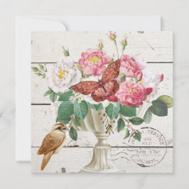 Elegante Aquarellfarben Blume Französische Kunstwe