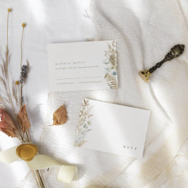 Elegante Aquarellfarben Blume Pampas Grass RSVP Ka