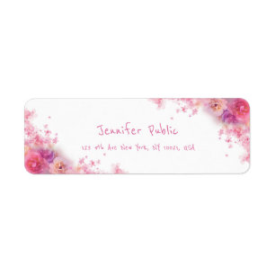 Elegante Aquarellfarben Blume Rose Blumenmodisch