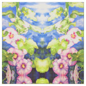 Elegante Aquarellfarben-Blume Stoff (Nahaufnahme)