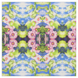Elegante Aquarellfarben-Blume Stoff