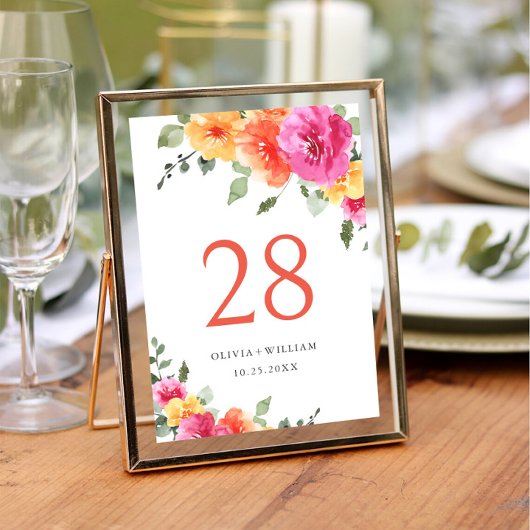 Elegante Aquarellfarben Hellrosa Blume Hochzeit Einladung