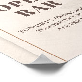 Elegante Aquarellfarben Kupfer Blume Salbei offen  Poster (Ecke)