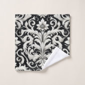 Elegante Aquarellfarben mit blumengeschmückter Opt Badhandtuch Set (Waschlappen)