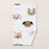 Elegante Aquarellfarben mit blumengeschmückter Opt Badhandtuch Set (Handtuch)