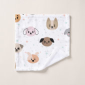 Elegante Aquarellfarben mit blumengeschmückter Opt Badhandtuch Set (Waschlappen)