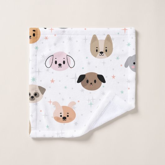 Elegante Aquarellfarben mit blumengeschmückter Opt Badhandtuch Set (Waschlappen)