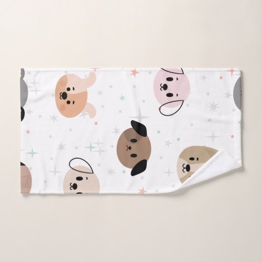 Elegante Aquarellfarben mit blumengeschmückter Opt Badhandtuch Set (Handtuch)