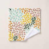 Elegante Aquarellfarben mit blumengeschmückter Opt Badhandtuch Set (Waschlappen)