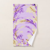 Elegante Aquarellfarben mit blumengeschmückter Opt Badhandtuch Set (Handtuch)