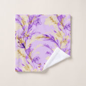 Elegante Aquarellfarben mit blumengeschmückter Opt Badhandtuch Set (Waschlappen)