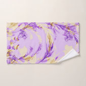 Elegante Aquarellfarben mit blumengeschmückter Opt Badhandtuch Set (Handtuch)