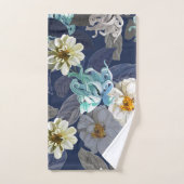 Elegante Aquarellfarben mit blumengeschmückter Opt Badhandtuch Set (Handtuch)