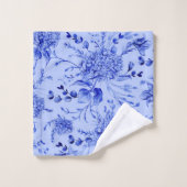 Elegante Aquarellfarben mit blumengeschmückter Opt Badhandtuch Set (Waschlappen)