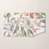Elegante Aquarellfarben mit blumengeschmückter Opt Badhandtuch Set (Handtuch)