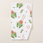 Elegante Aquarellfarben mit blumengeschmückter Opt Badhandtuch Set (Handtuch)