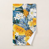Elegante Aquarellfarben mit blumengeschmückter Opt Badhandtuch Set (Handtuch)