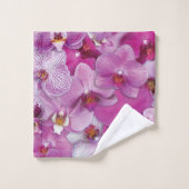 Elegante Aquarellfarben mit blumengeschmückter Opt Badhandtuch Set (Waschlappen)