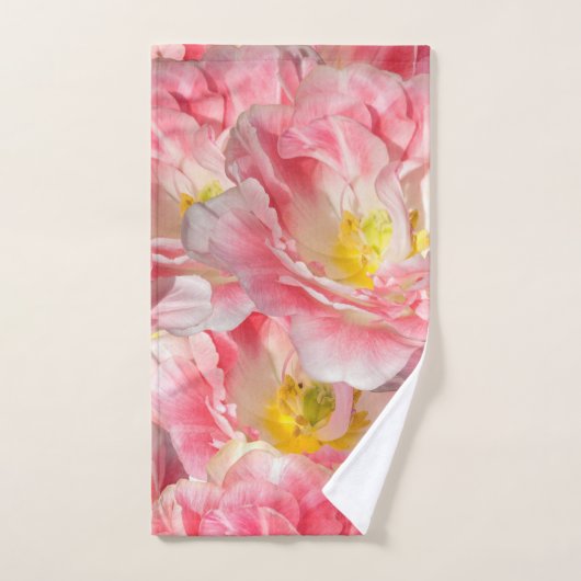 Elegante Aquarellfarben mit blumengeschmückter Opt Badhandtuch Set (Handtuch)