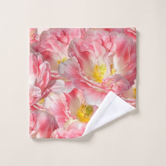 Elegante Aquarellfarben mit blumengeschmückter Opt Badhandtuch Set (Waschlappen)