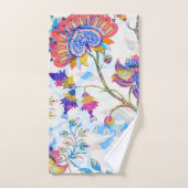 Elegante Aquarellfarben mit blumengeschmückter Opt Badhandtuch Set (Handtuch)